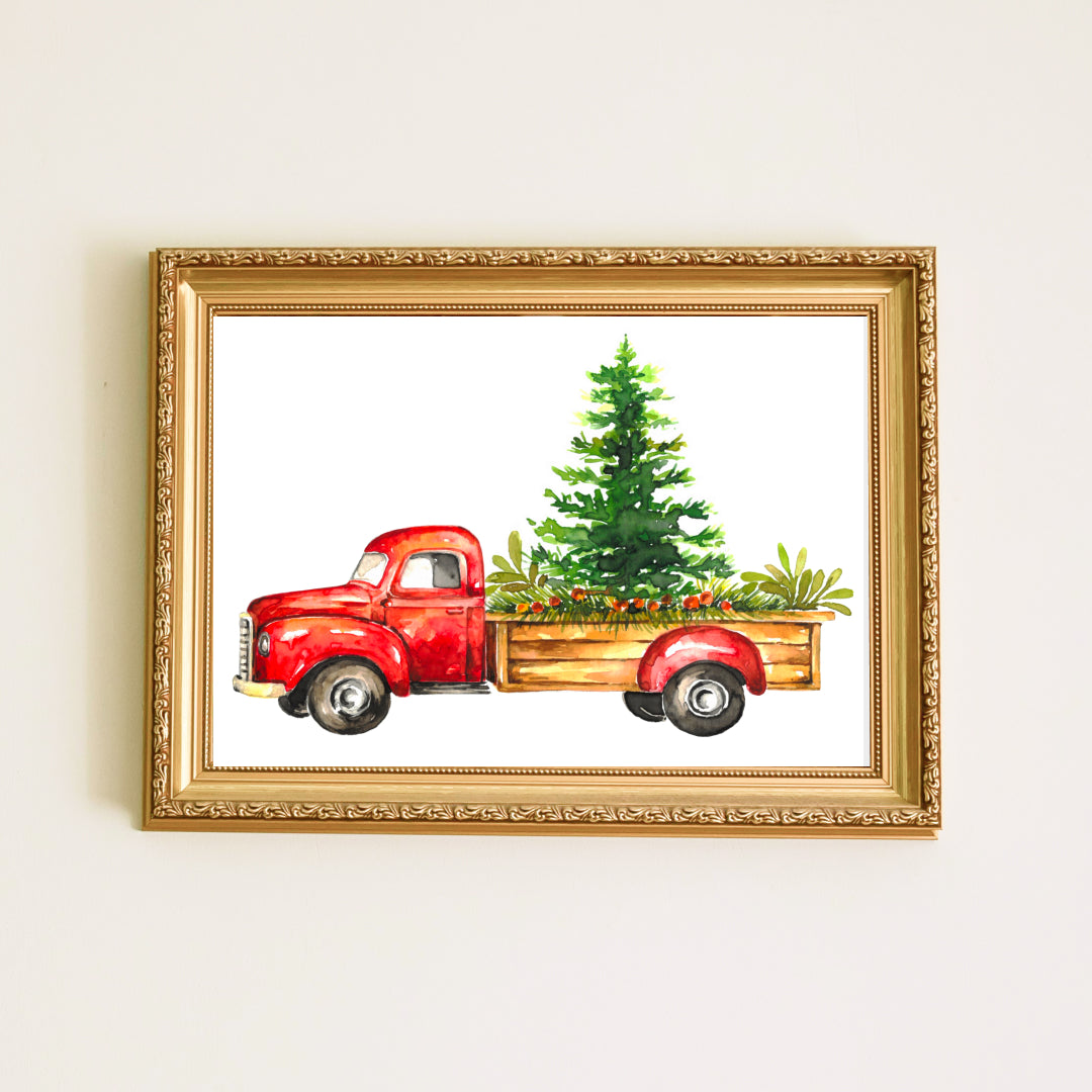 Vintage Red Truck