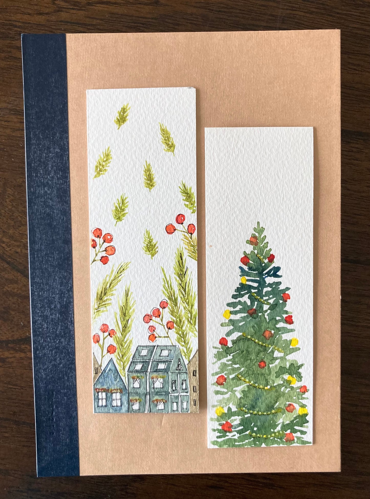Watercolor Bookmark Pair