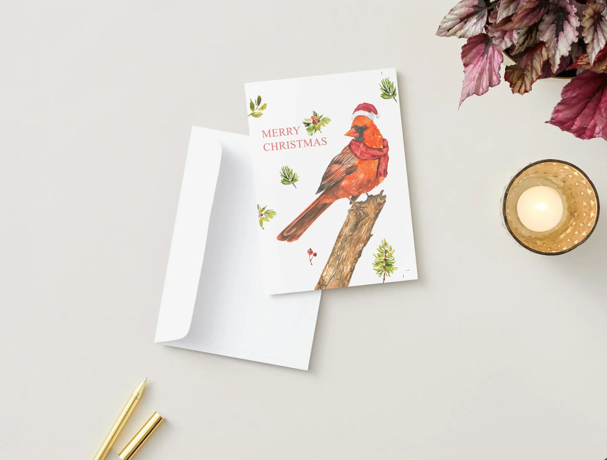 Greeting Card - Holiday Cardinal