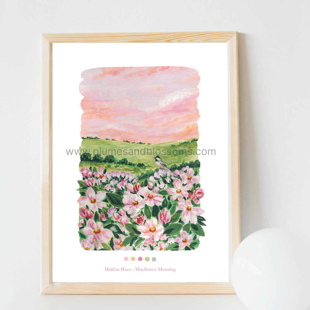 1. Halifax Hues – Mayflower Morning, Wall Art, Art Print 8.5x11, Poster Print