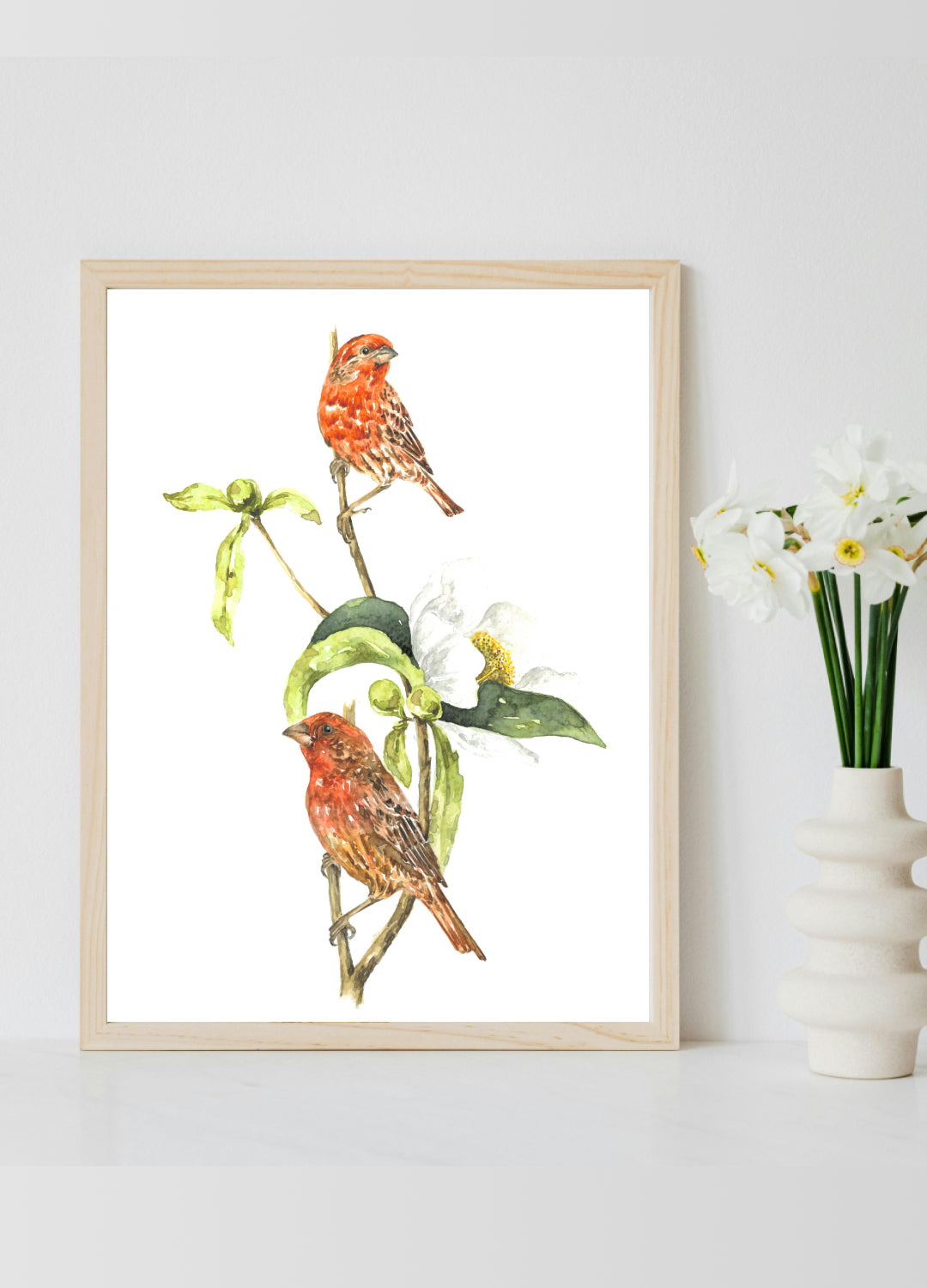 Housefinches - Art Print 5x7