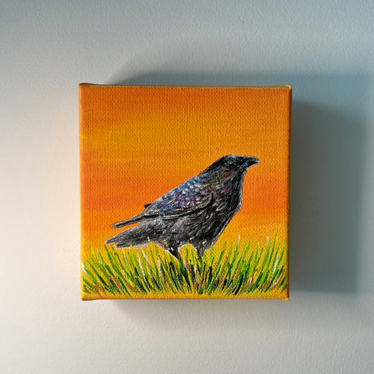 7A. Crow at Sunset