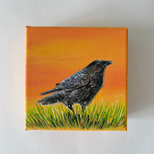 7A. Crow at Sunset