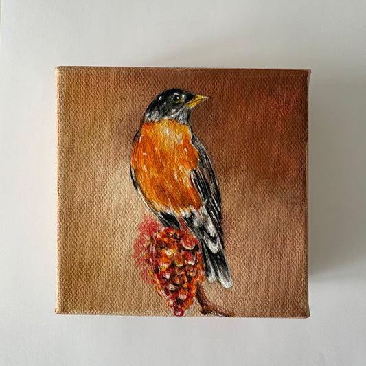 9A. Robin Among the Berries