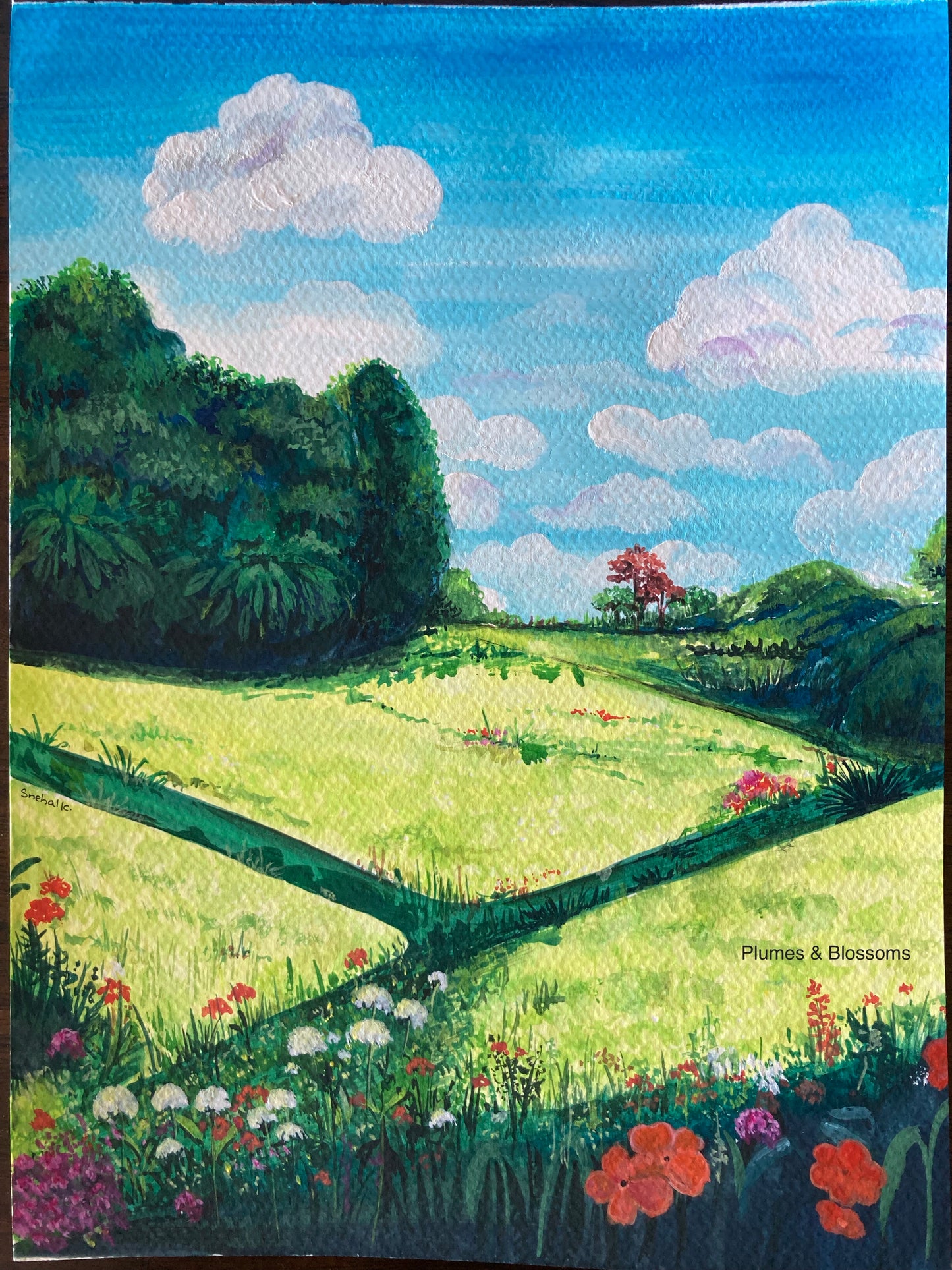 Ghibli-Inspired Landscape