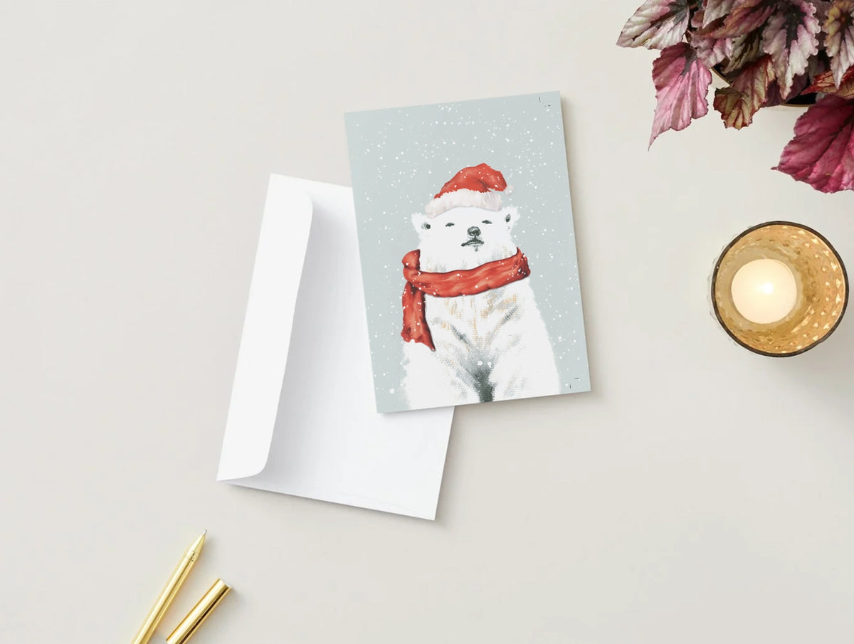 Greeting Card - Holiday Bear