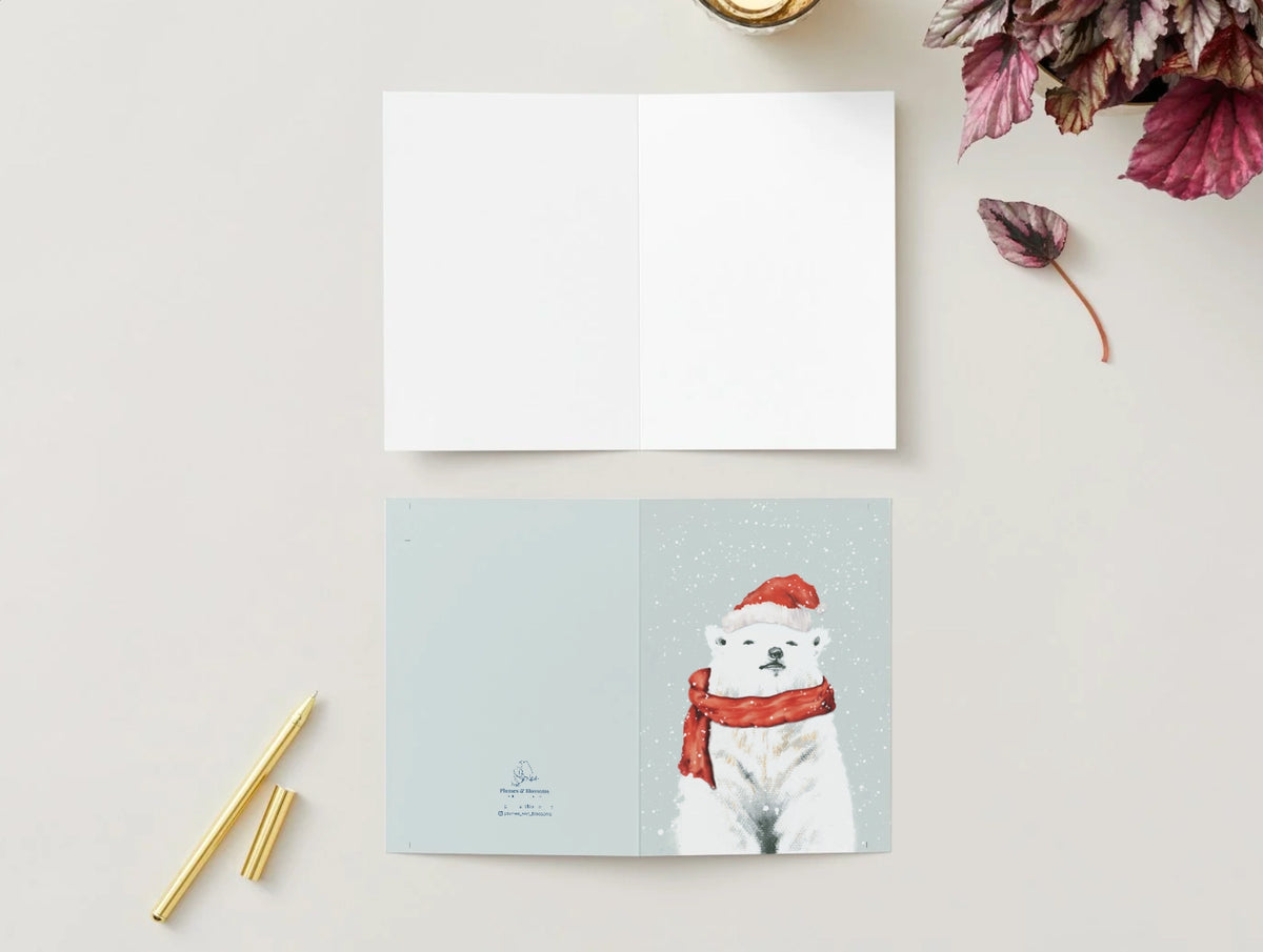 Greeting Card - Holiday Bear